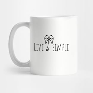 Live simple shirt Mug